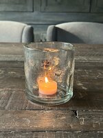 Windlicht metal chips 10/10 Puur wonen