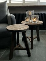 Salontafeltjes| bijzettafeltjes Driftwood  set 