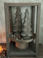 Houten kerstboom Rudolph Luksa medium