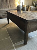 Salontafel Driftwood met 2 lades 130x75cm 