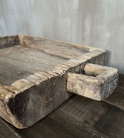 Houten bak met handvat | houten schaal met handvat 6