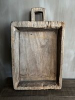 Houten bak met handvat | houten schaal met handvat 6