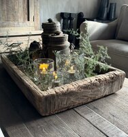 Houten bak met handvat | houten schaal met handvat 6