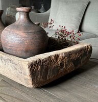 Houten bak met handvat | houten schaal met handvat 7