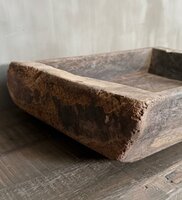 Houten bak met handvat | houten schaal met handvat 7