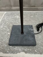 Vloerlamp Abel bruin Luksa 