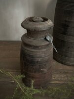 Hoffz houten kruik| Nepalese kruik Hoffz 11 (linker)