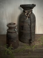 Hoffz houten kruik| Nepalese kruik Hoffz 11 (linker)