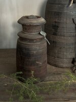 Hoffz houten kruik| Nepalese kruik Hoffz 11 (linker)