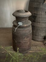 Hoffz houten kruik| Nepalese kruik Hoffz 11 (linker)