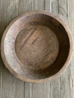 Houten schaal XL Aura Peeperkorn 