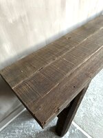 Houten bankje Driftwood  120cm (afhalen)