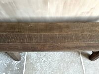 Houten bankje Driftwood  120cm (afhalen)