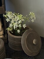 Houten potjes Dimas Luksa (set 3 stuks)