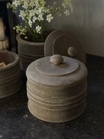 Houten potjes Dimas Luksa (set 3 stuks)