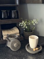 Potje met lepel Aura Peeperkorn 