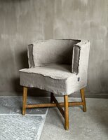 Eetkamerstoel Dirkje Linnen Aura Peeperkorn  (afhalen)