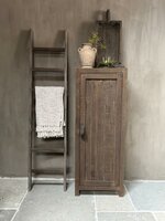 1 deurs kast| &eacute;&eacute;n deurs kast Driftwood  hoogte 140cm  A (afhalen)