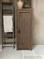 1 deurs kast| &eacute;&eacute;n deurs kast Driftwood  hoogte 140cm  A (afhalen)