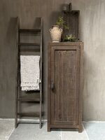 1 deurs kast| &eacute;&eacute;n deurs kast Driftwood  hoogte 140cm  A (afhalen)