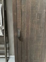 1 deurs kast| &eacute;&eacute;n deurs kast Driftwood  hoogte 140cm  A (afhalen)