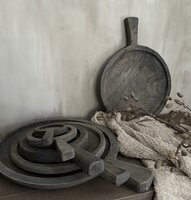 Amuseplank| serveerplank| plank met handvat 35cm