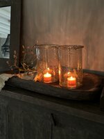 Windlicht Aura Peeperkorn 16x16x25cm