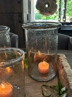 Windlicht Aura Peeperkorn 16x16x25cm