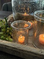 Windlicht Aura Peeperkorn 9x9x12cm