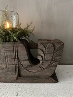 Ornament kandelaar snijwerk Aura Peeperkorn A