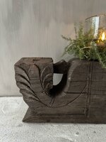 Ornament kandelaar snijwerk Aura Peeperkorn A