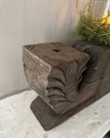 Ornament kandelaar snijwerk Aura Peeperkorn A