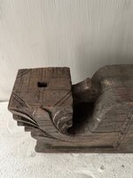 Ornament kandelaar snijwerk Aura Peeperkorn A