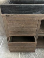 Badkamermeubel Driftwood|Badkamermeubel oud hout (afhalen)