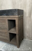 Badkamermeubel Driftwood|Badkamermeubel oud hout (afhalen)