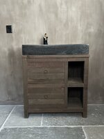 Badkamermeubel Driftwood|Badkamermeubel oud hout (afhalen)