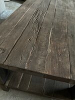 Salontafel Driftwood met onderblad  120x60cm C 