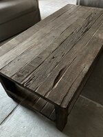Salontafel Driftwood met onderblad  120x60cm C 