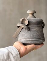 Potje met lepel Aura Peeperkorn 