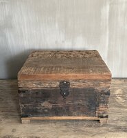 Houten kist oud hout | Houten kist truckwood  A Large