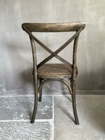 Houten stoel cross Elmwood | Houten eetkamerstoel  (afhalen)