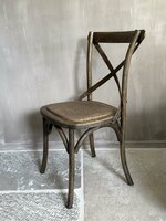 Houten stoel cross Elmwood | Houten eetkamerstoel  (afhalen)