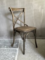 Houten stoel cross Elmwood | Houten eetkamerstoel  (afhalen)
