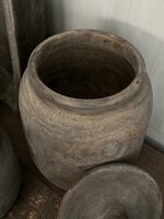 Houten pot met deksel Halima L