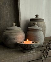 Houten pot met deksel Abdur S