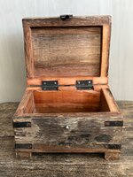 Houten kistje oud hout | Houten kistje truckwood  D small