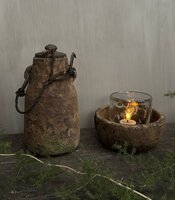 Nepalese kruik met deksel M2 (hoogte 24cm)