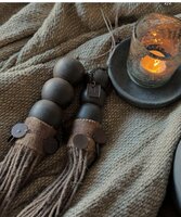 Houten klos met touw B Aura Peeperkorn 