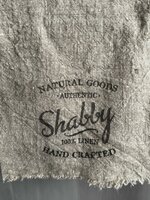 Shabby doek "shabby" opdruk