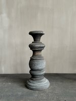 Houten kandelaar hoogte 30cm